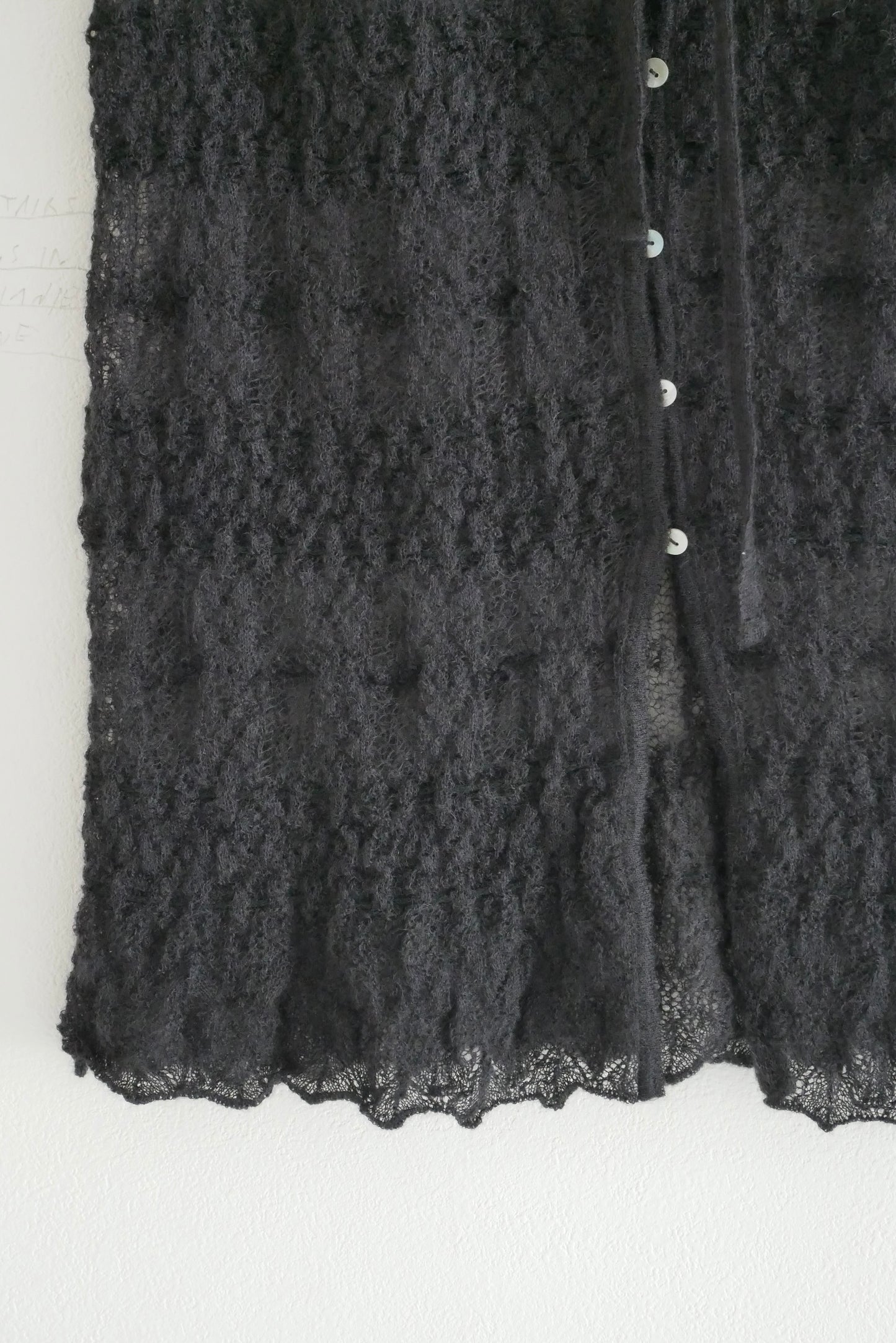 mohair skirt(black)