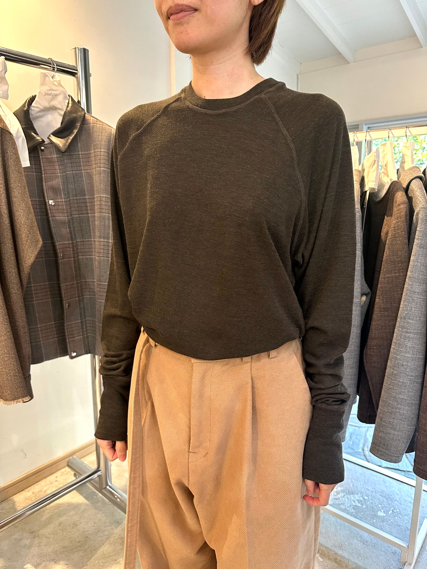 wool rib tee