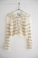 【再入荷】shirring lace cardigan (ivory)