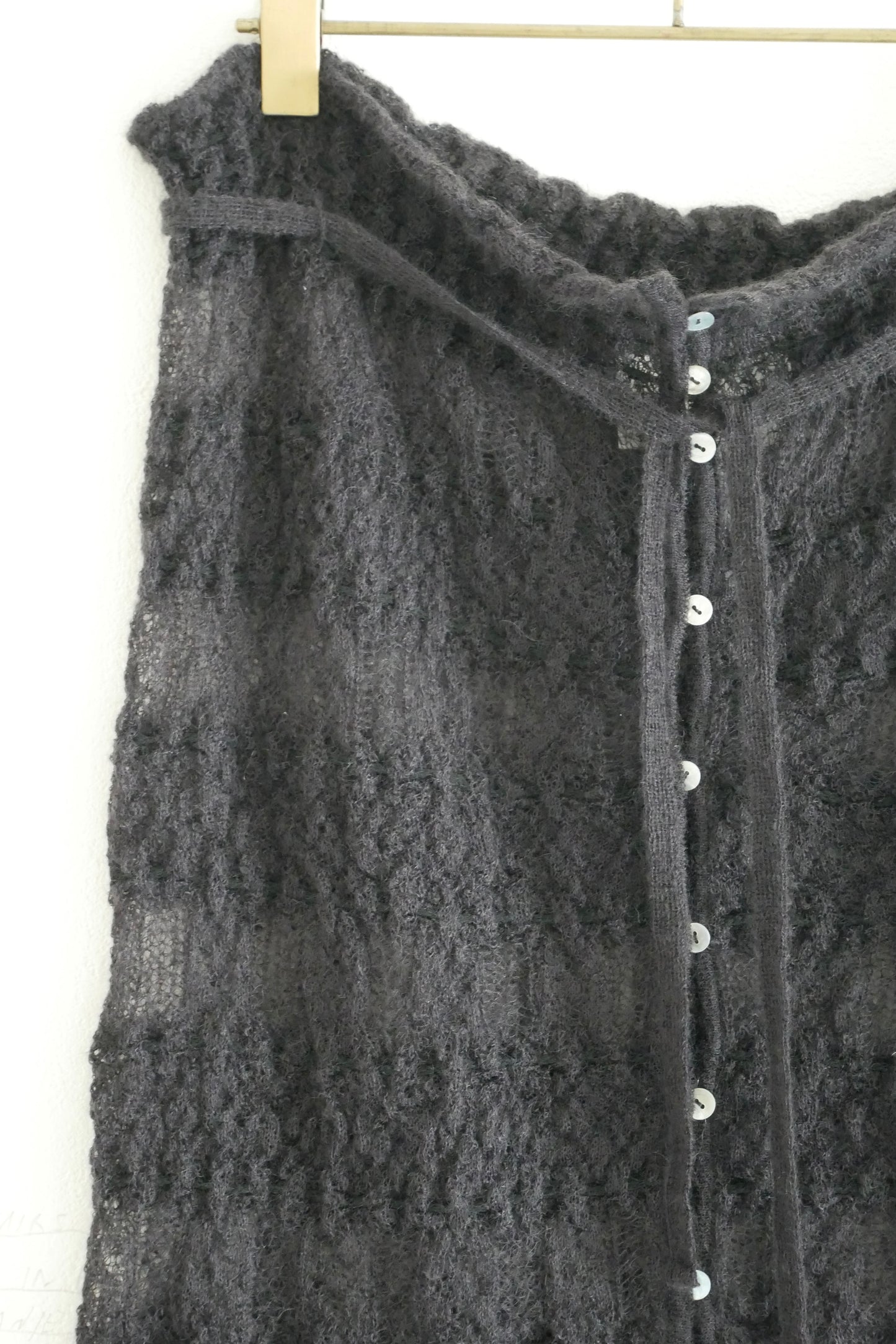 mohair skirt(black)