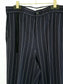 stripe wide pants (navy x white)