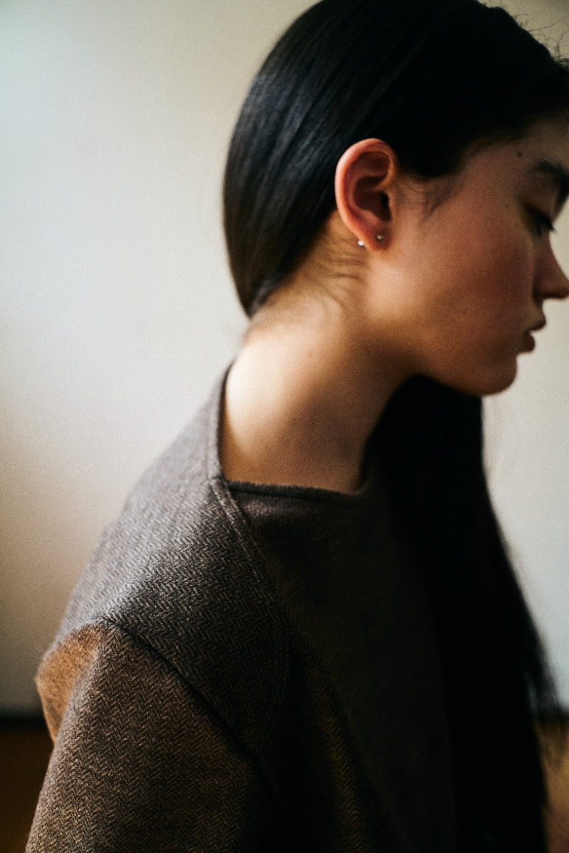 herringbone pullover