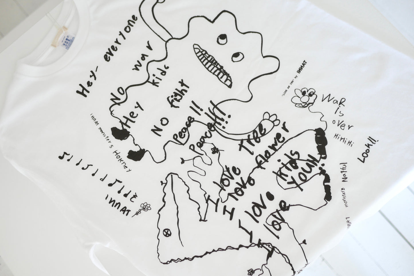 Rakugaki SS Tee / White