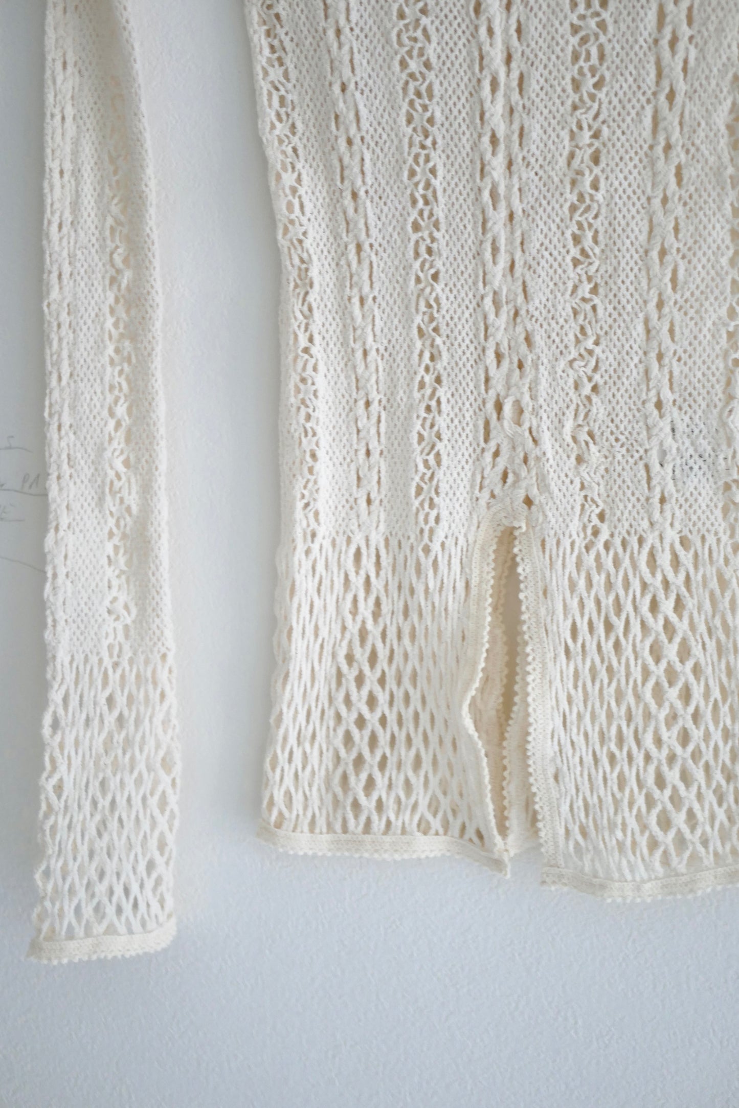 Stretch lace long sleeve (Ivory)