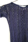 Stretch lace long sleeve (navy)