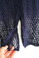 Stretch lace long sleeve (navy)
