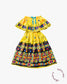 Real Wax African Batik Gathered Dress
