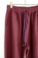 cotton wool urake pants (bordeaux)