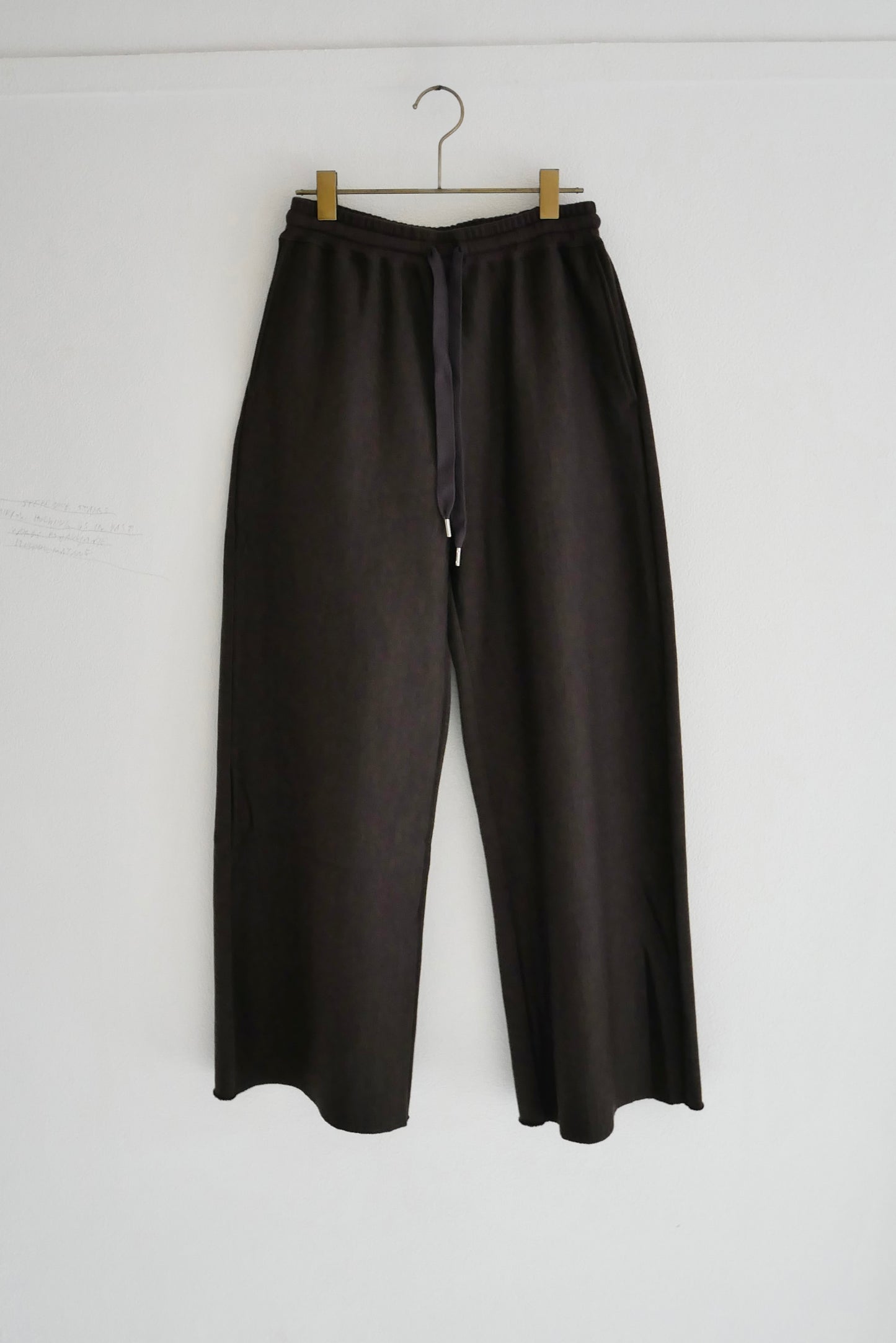 cotton wool urake pants (top brown)