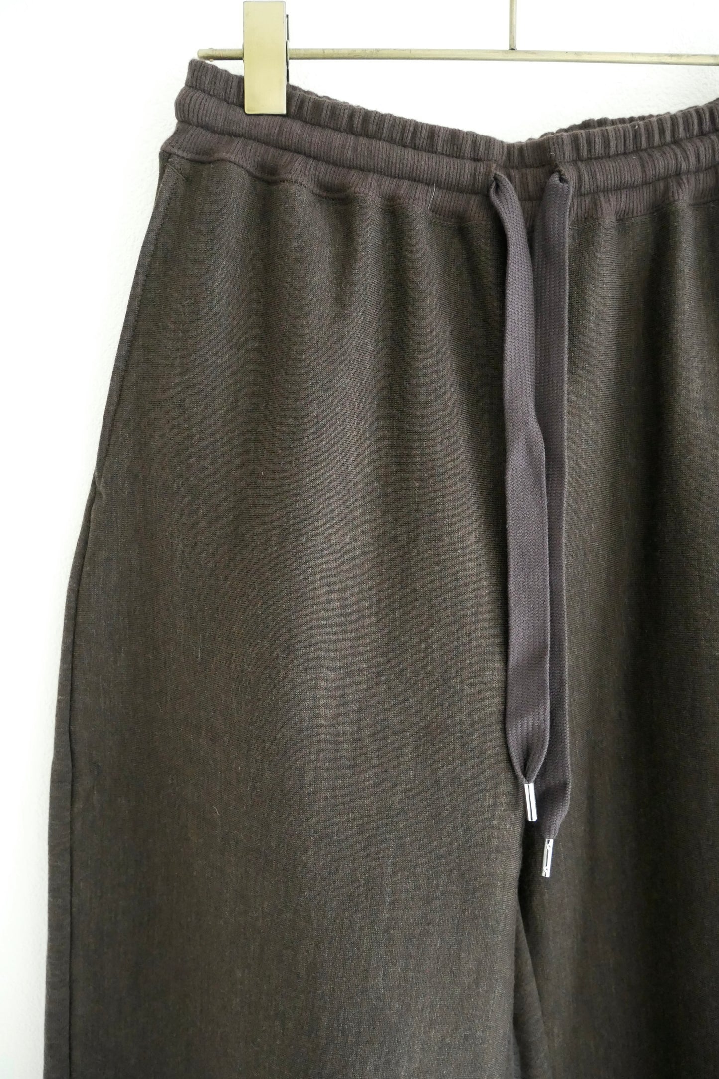 cotton wool urake pants (top brown)