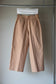 Dobby suede pants