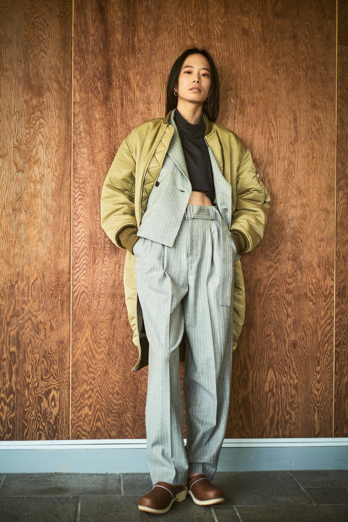 MA-1 (black x khaki)　　