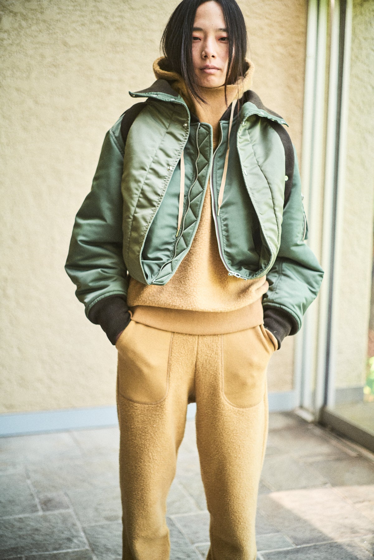 MA-1 (black x khaki)　　
