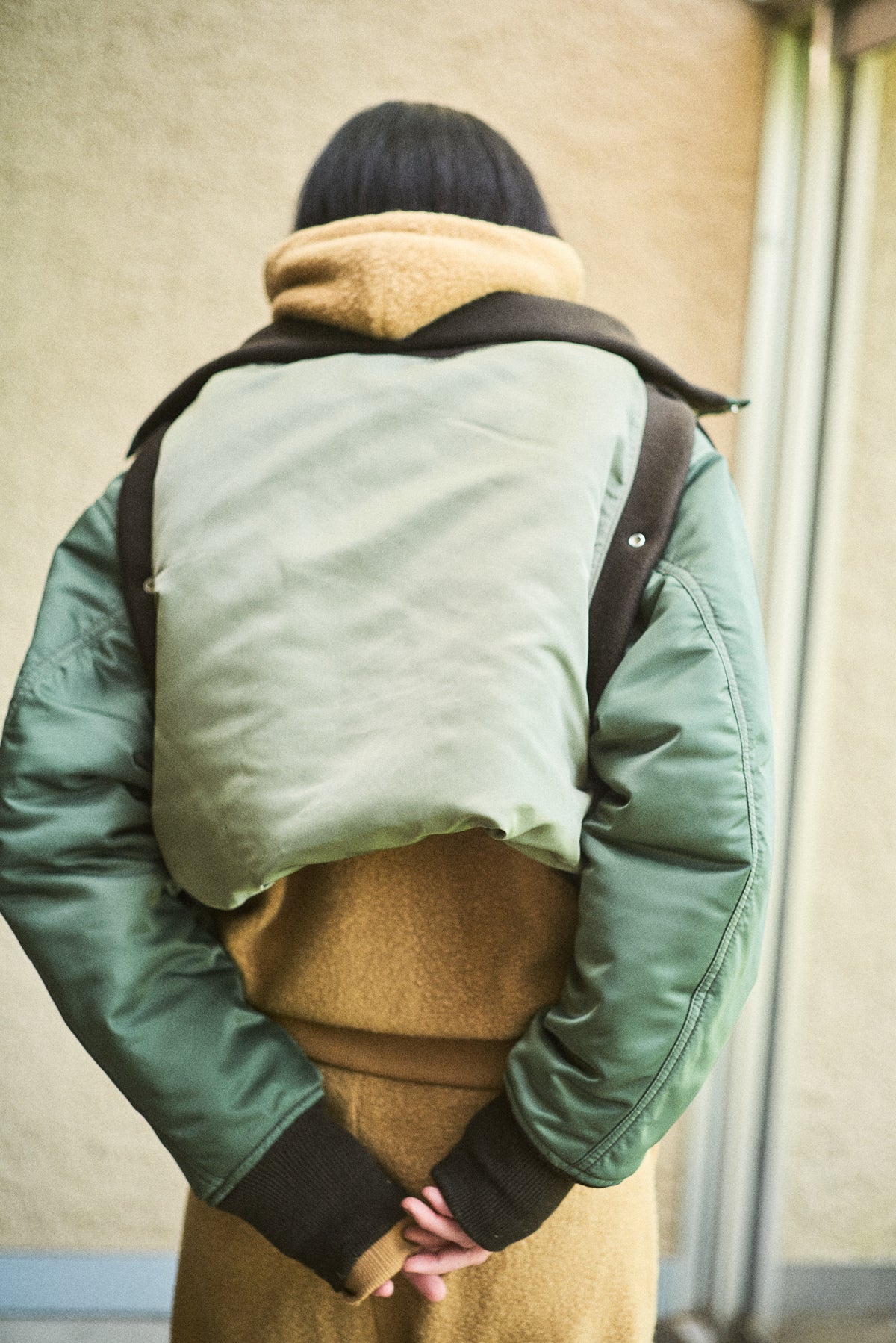 MA-1 (black x khaki)　　