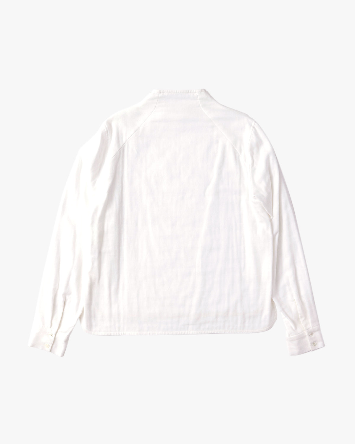 cotton gauze shirts / white