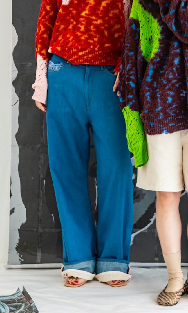 Lazy Kni-Denim / Light Blue