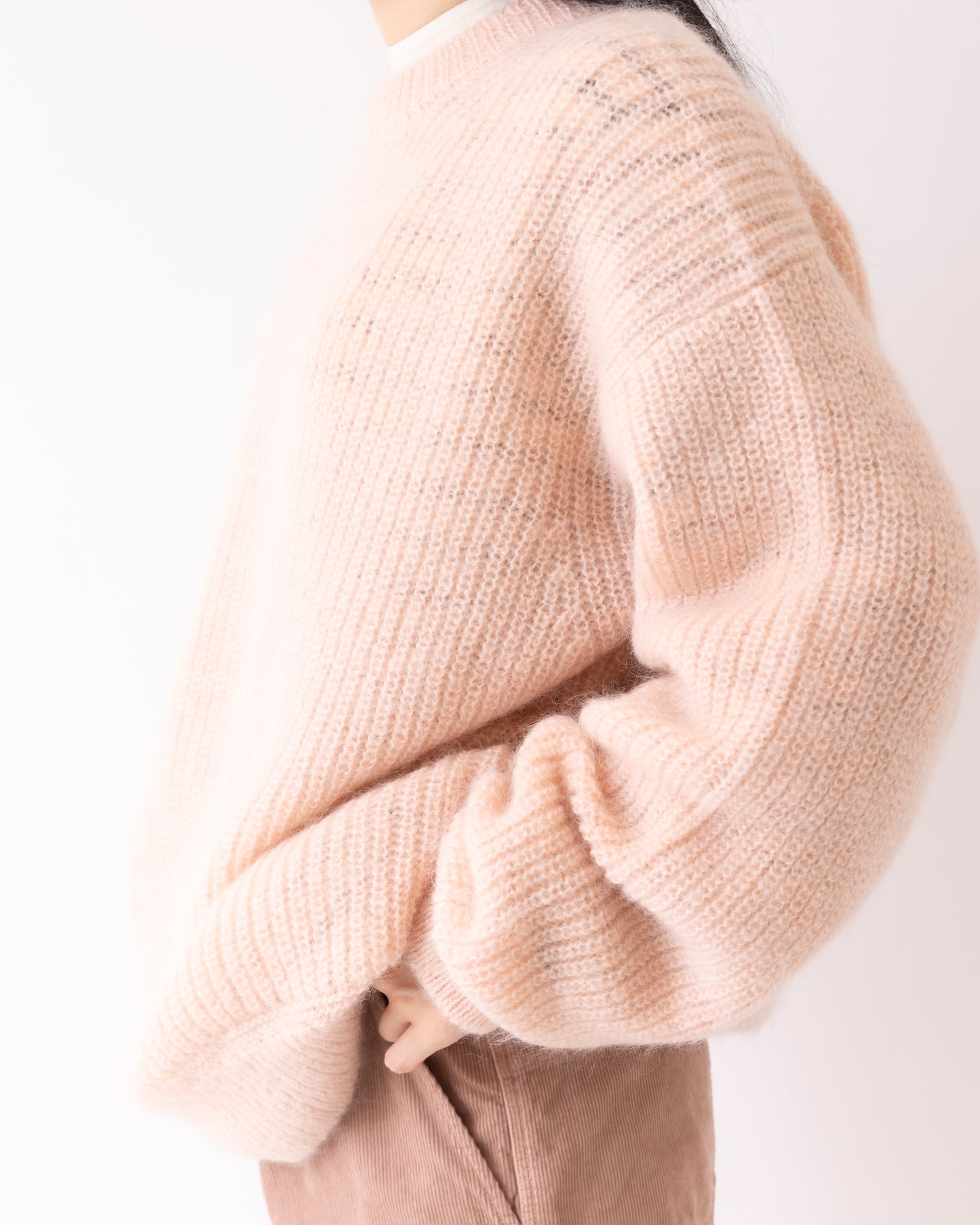 Kid Mohair Sweater / Pink　