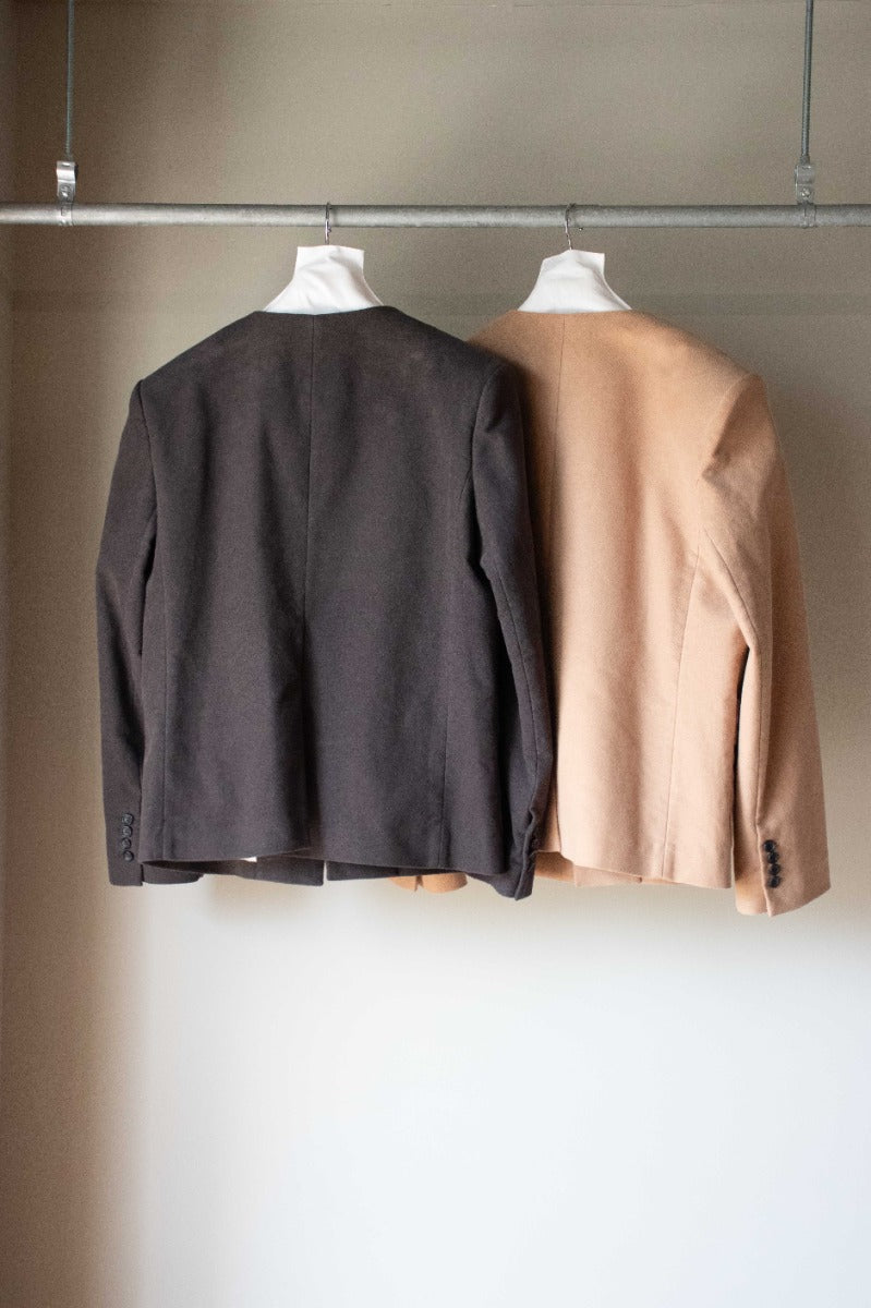 Dobby suede jacket