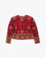 Sequins Silk Jacket (Red)