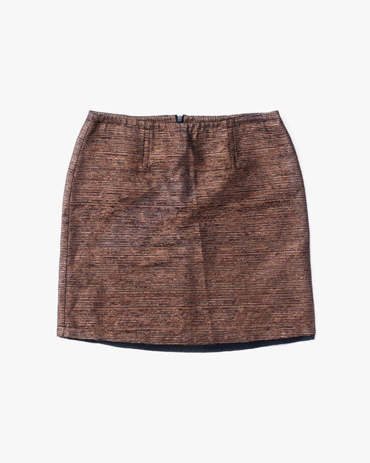 "See by Chloe" Lame Mini Skirt