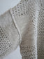 PATCHWORK SWEATER / Gray Beige