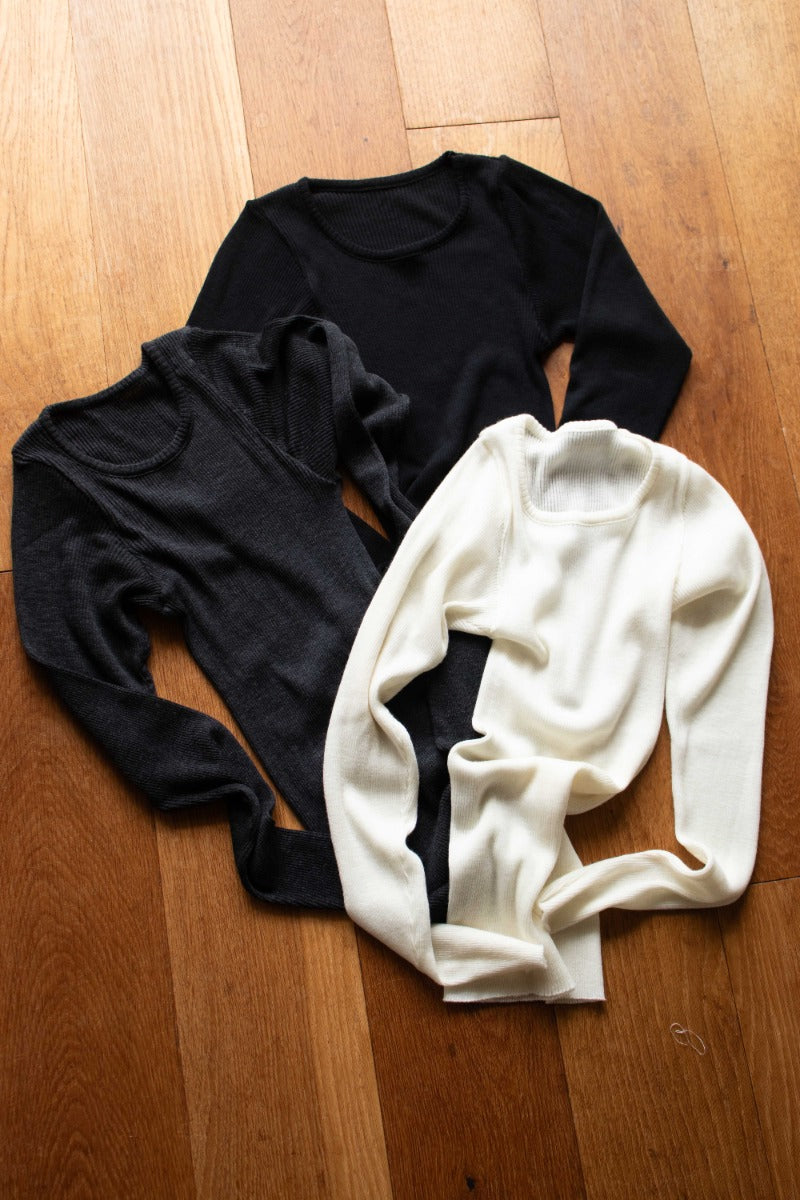 wool tereko long tee