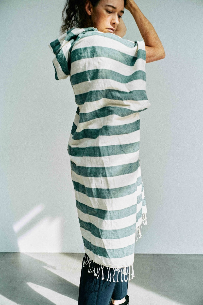 sabara hooded poncho