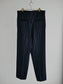 stripe wide pants (navy x white)