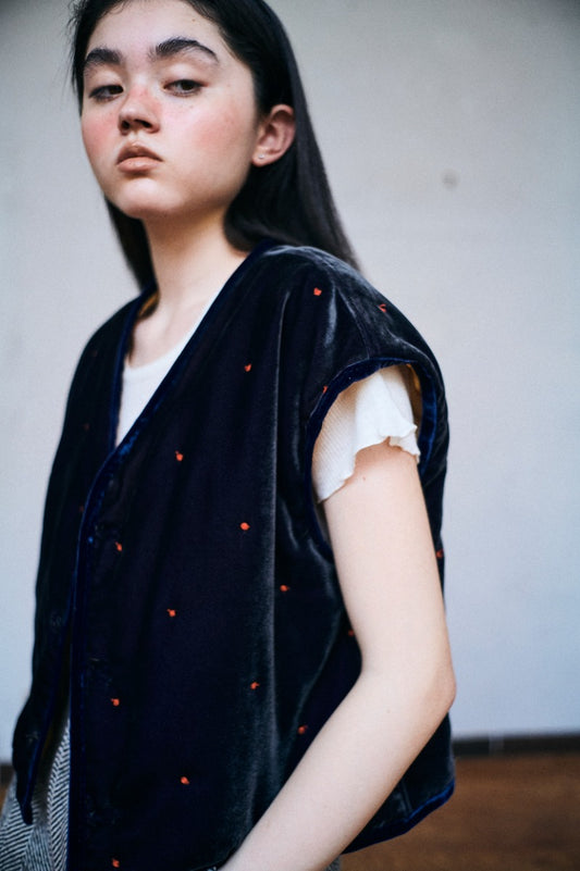 velvet pop vest