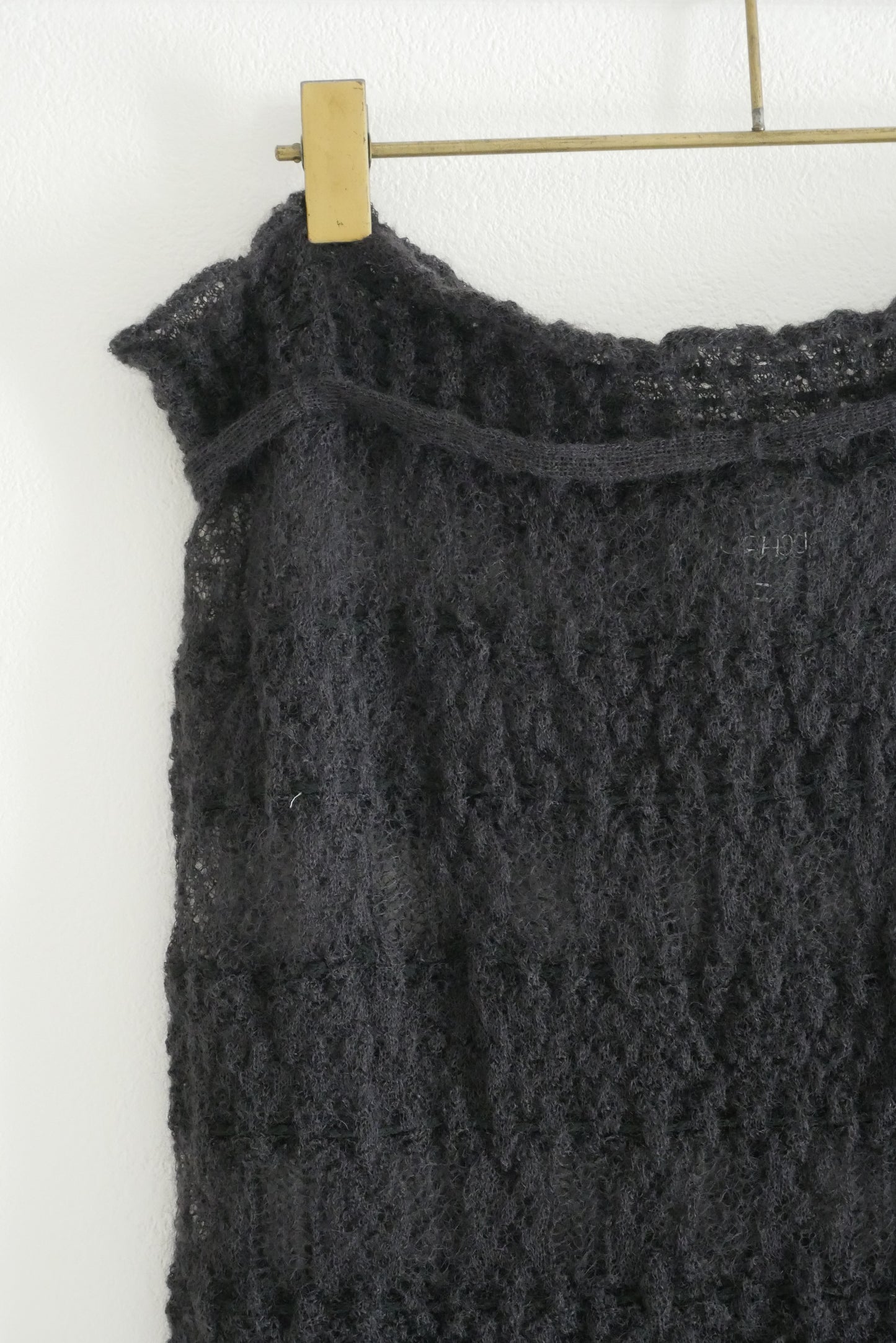 mohair skirt(black)