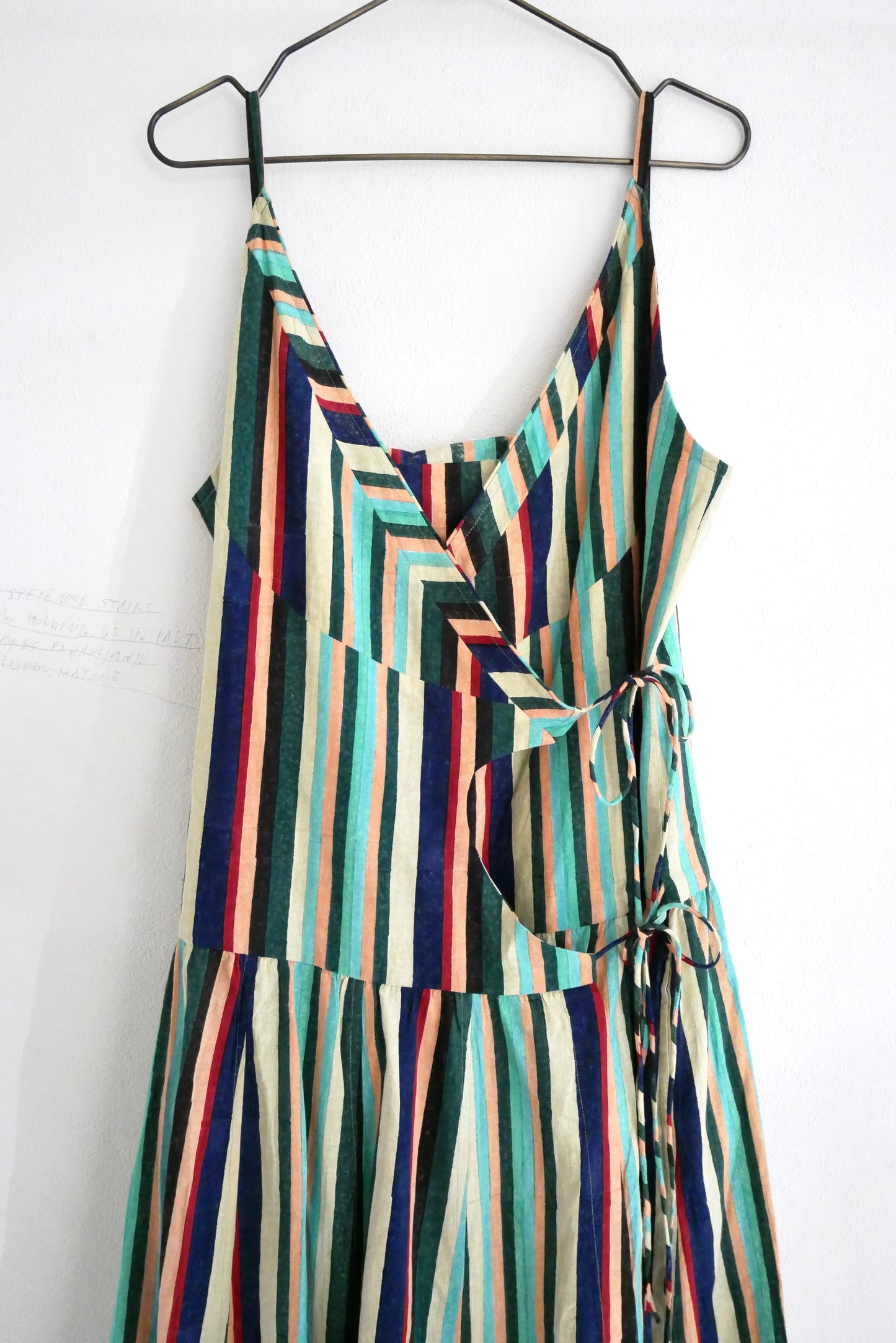 Stripe Block Camisole 18panels Dress