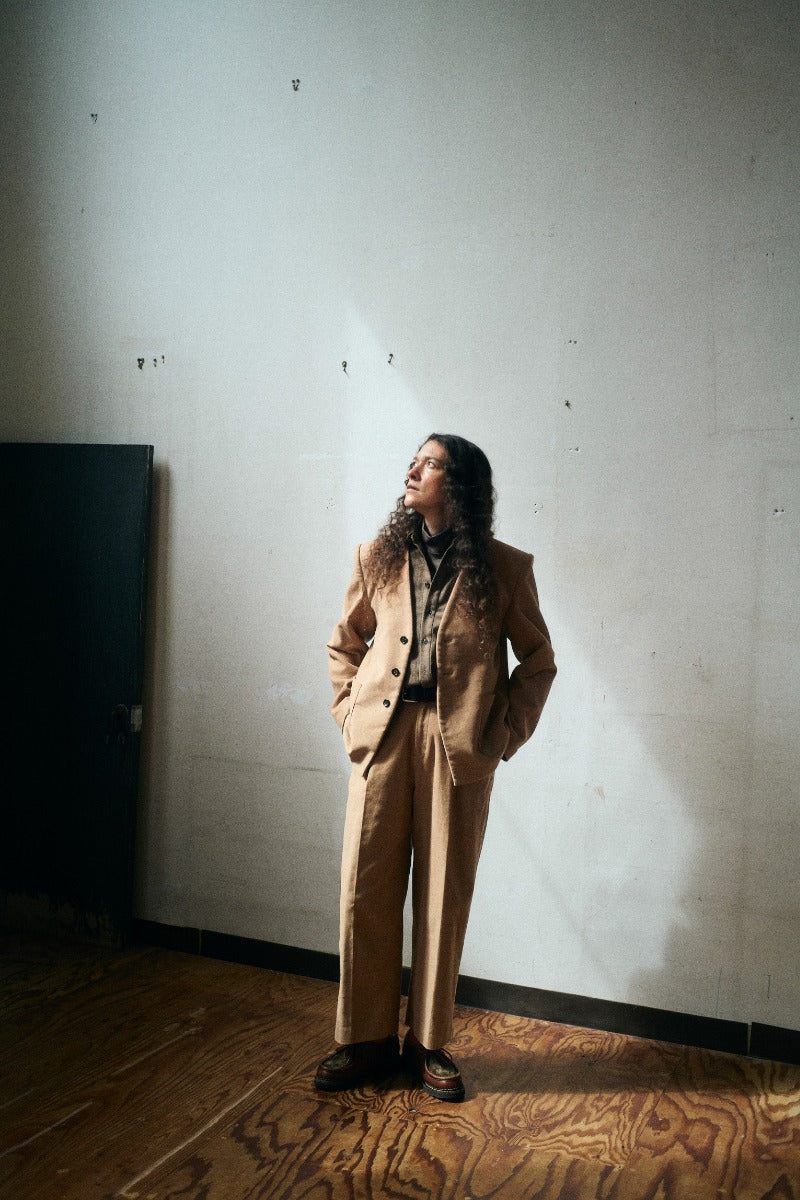 Dobby suede jacket