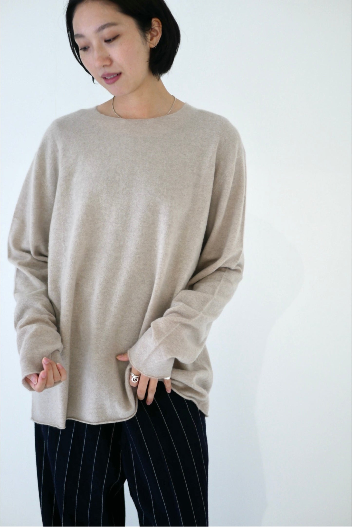 12GG L/S Tee / Beige
