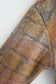 pyramid grid pettern on cable knit cardigan (brown)