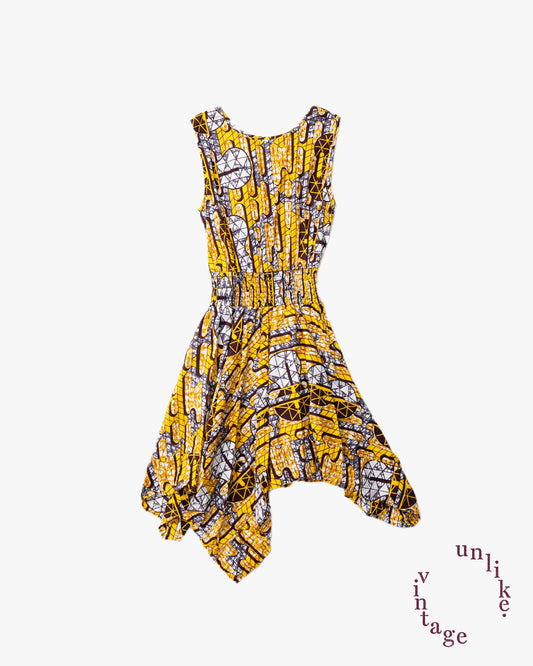 African Batik Tunic One-Piece