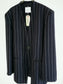 stripe jacket (navy x white)