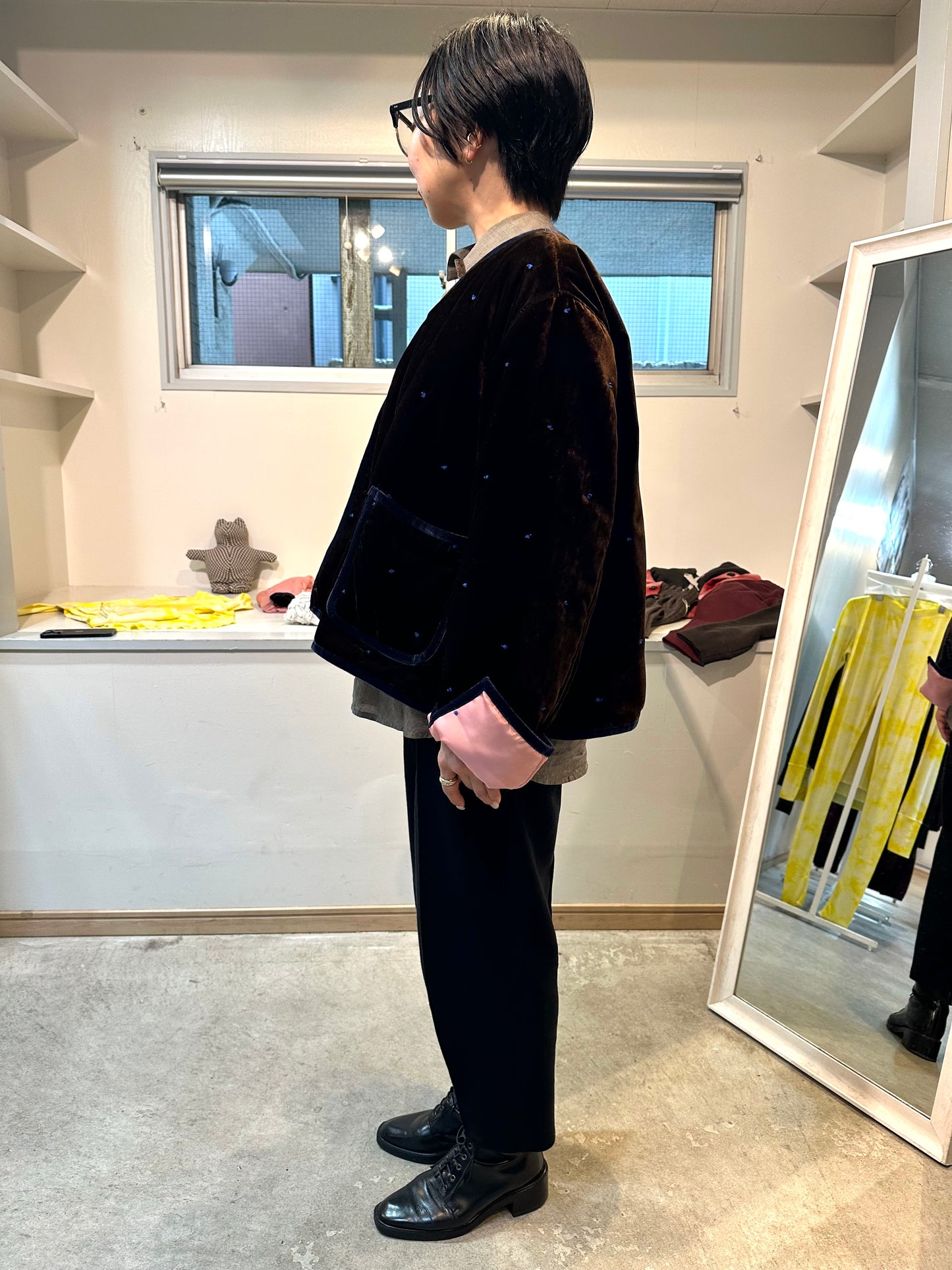 velvet pop jacket