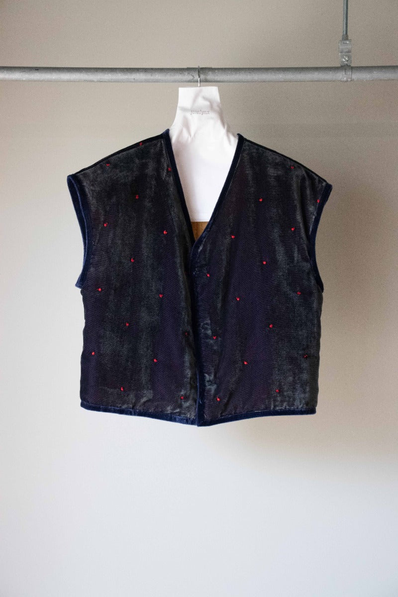 velvet pop vest
