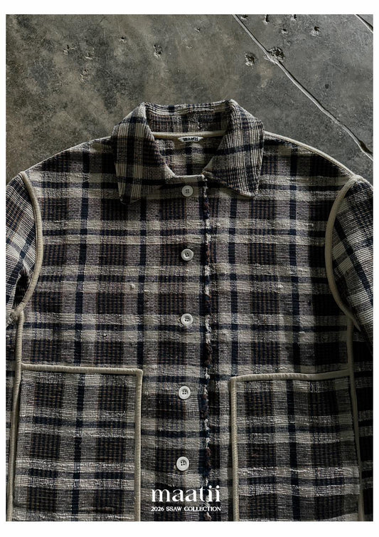 Sakiori Jacket / Brown Check