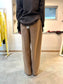 Dobby suede pants