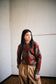 lumpy sleeve argyle pullover