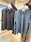 herringbone Collared Pullover