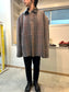 glen check coat
