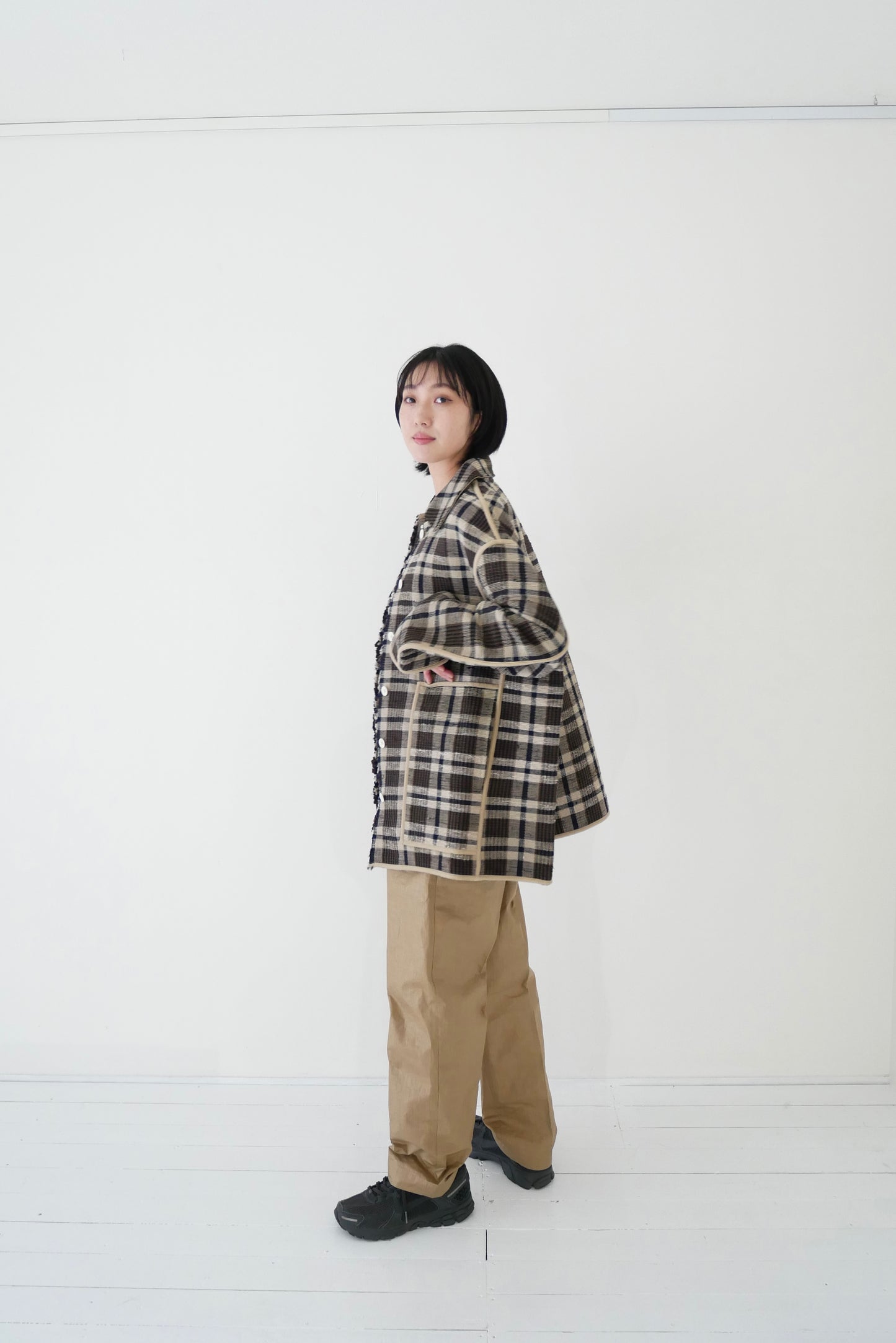 Sakiori Jacket / Brown Check