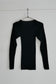 wool tereko long tee(black)