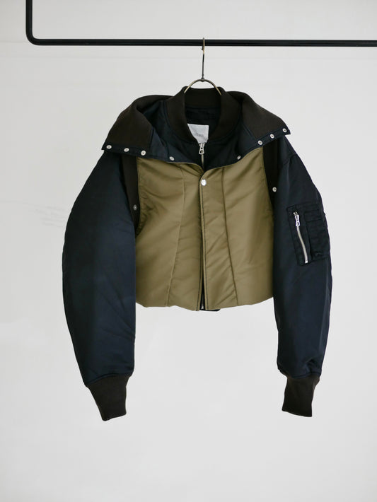 MA-1 (black x khaki)　　