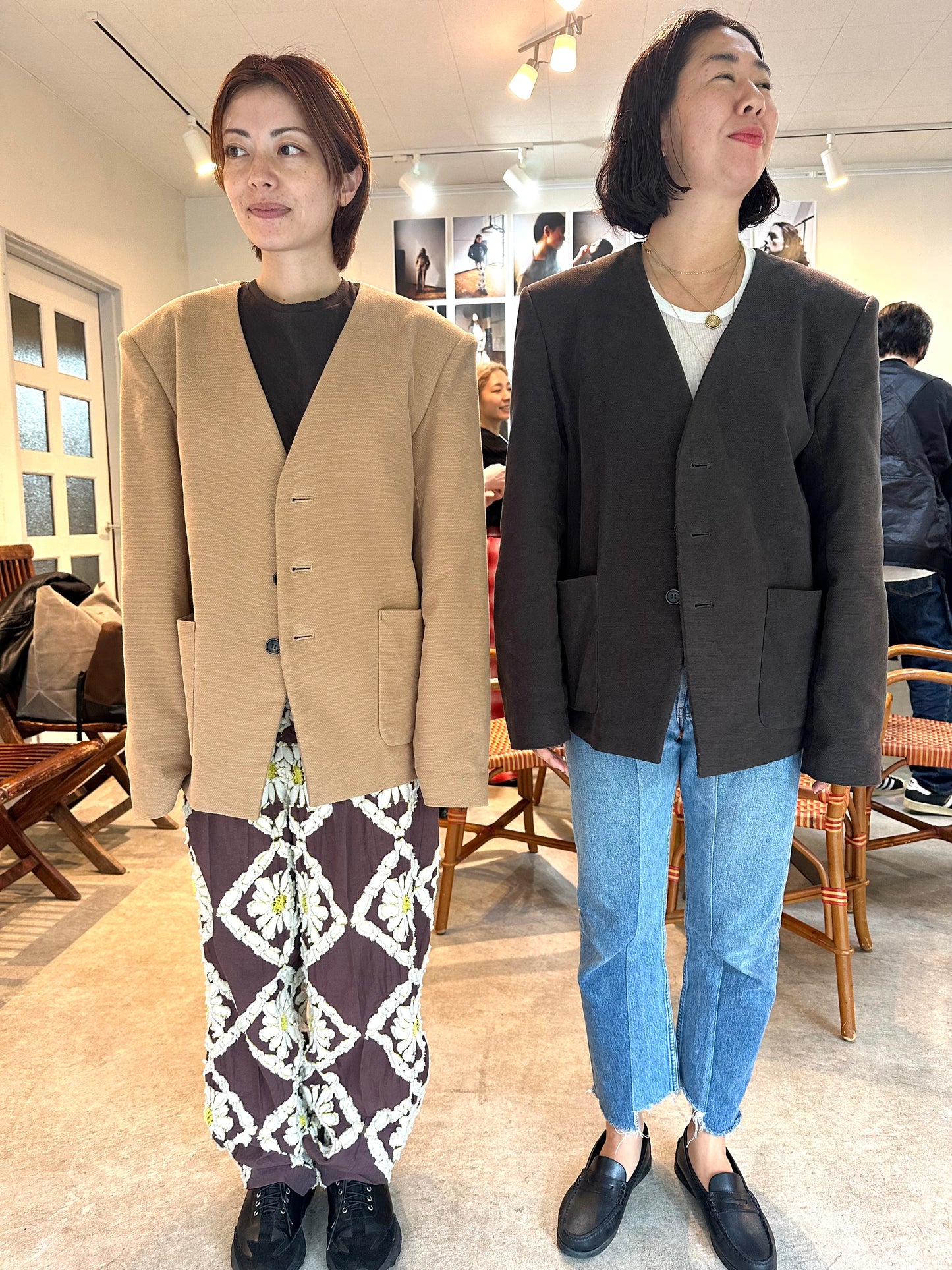 Dobby suede jacket