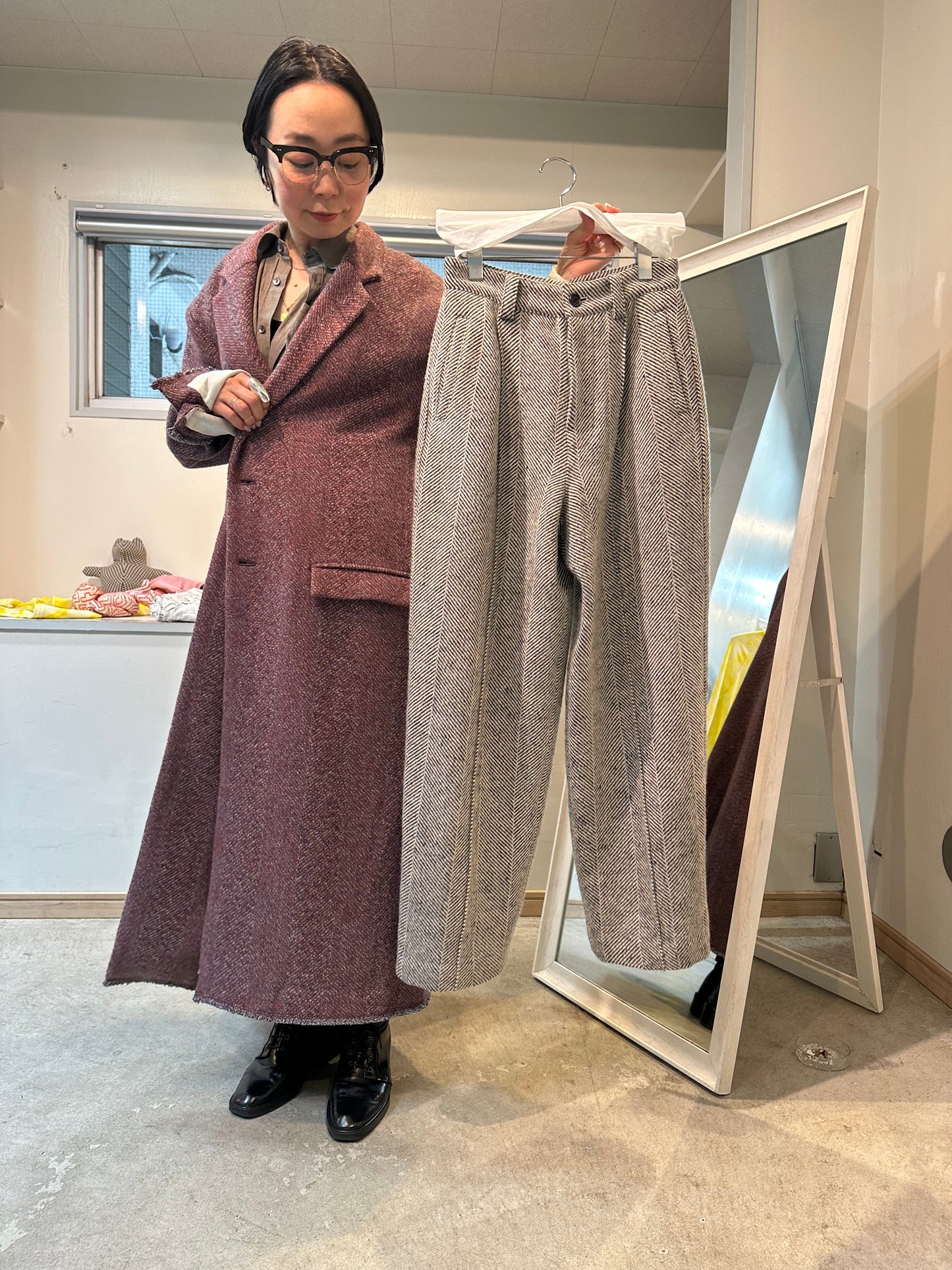 big herringbone pants
