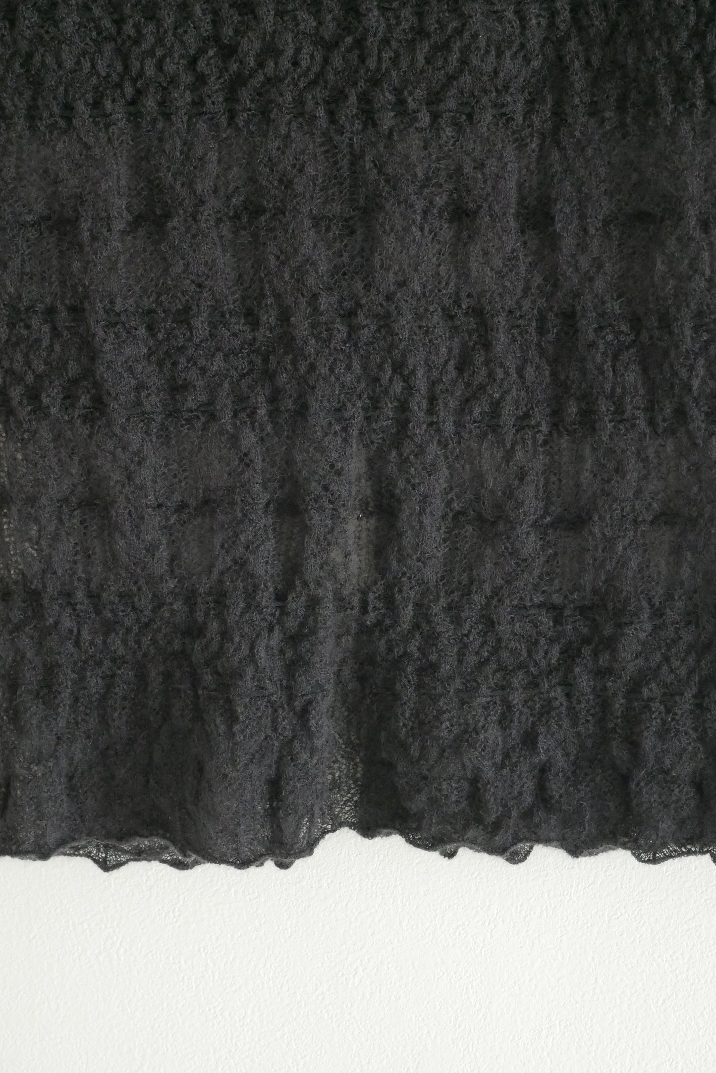 mohair skirt(black)