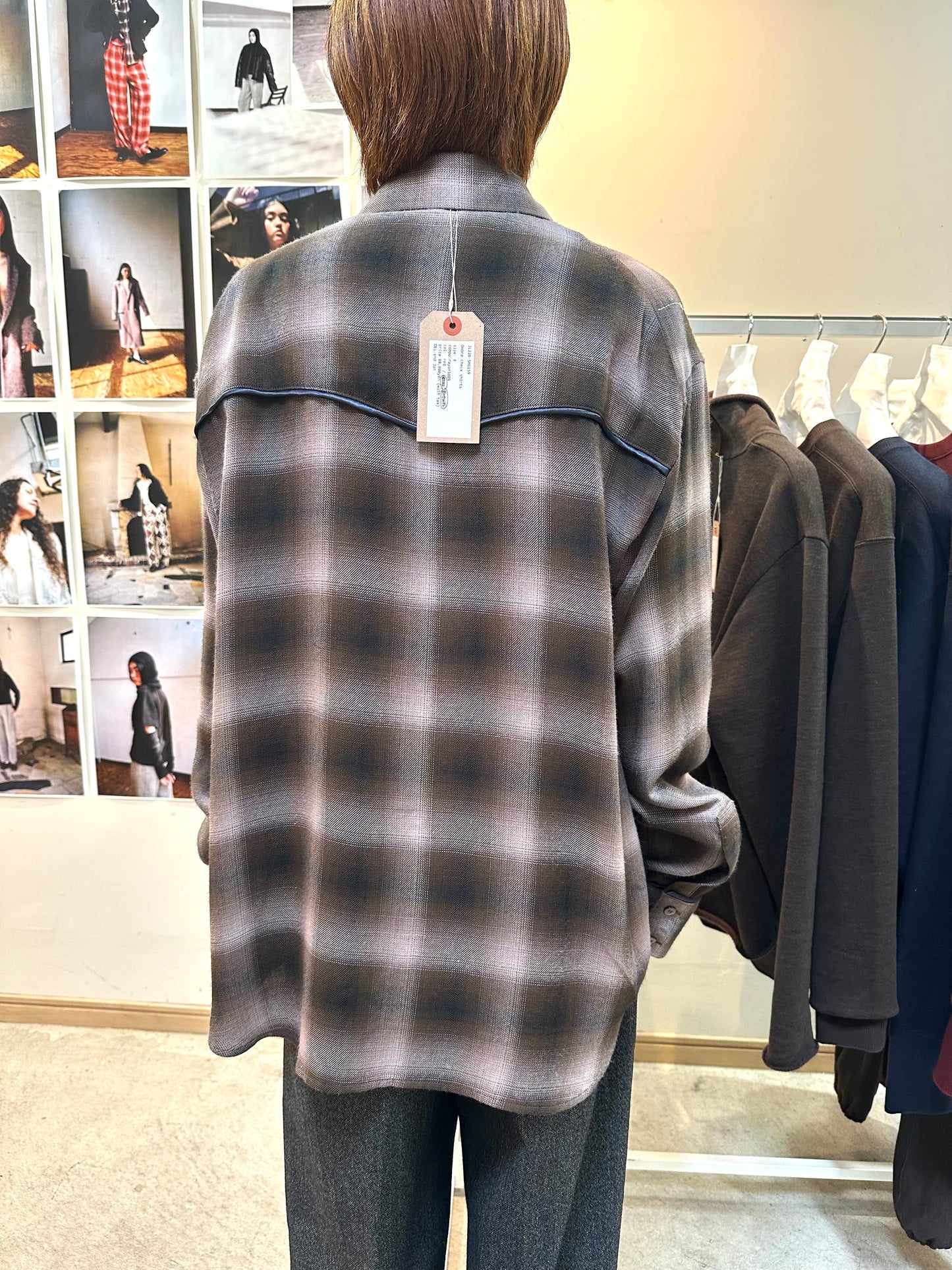 Ombre check shirts